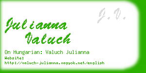 julianna valuch business card